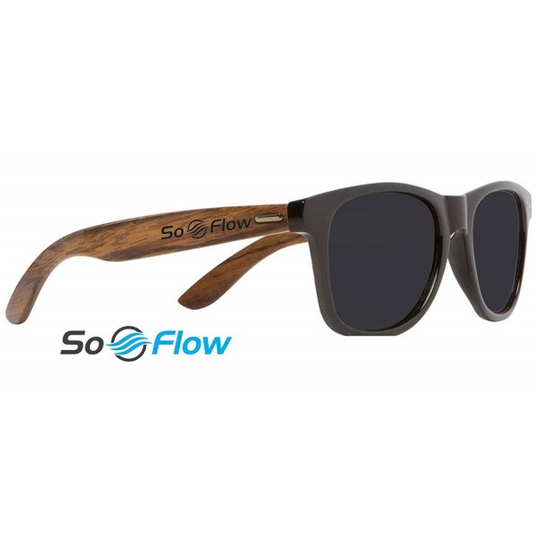 Black SoFlow Walnut Sunglasses Women