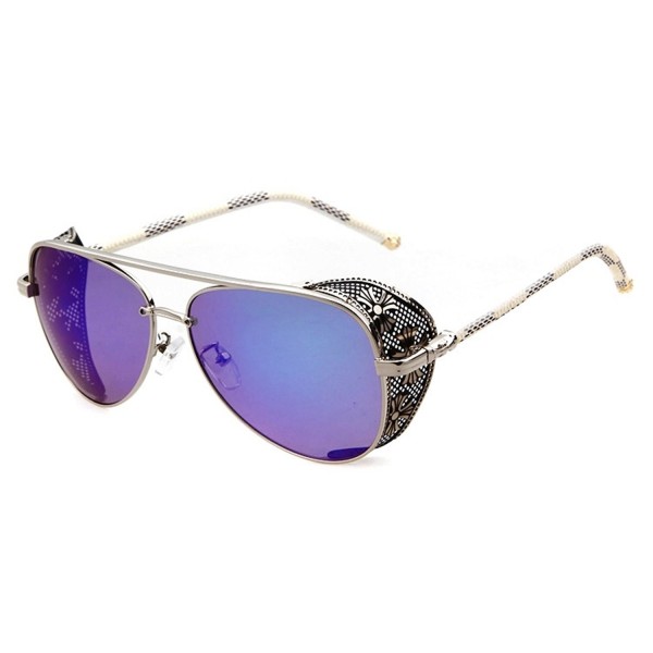 Unisex STY1506 Aviator Sunglasses C4 silver