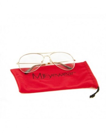 MJ Eyewear Classic Aviator Glasses