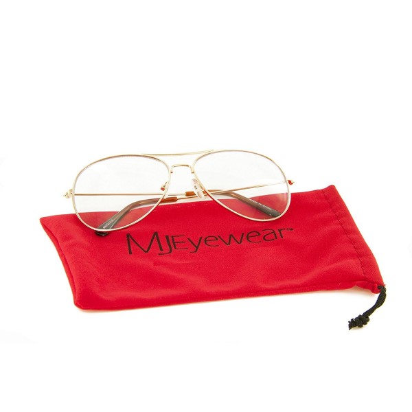 MJ Eyewear Classic Aviator Glasses