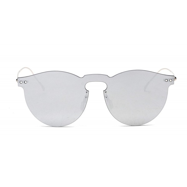 GAMT Vintage Rimless Mirrored Sunglasses
