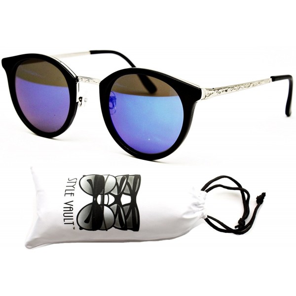 V155 vp Vintage Sunglasses Mt black silver blue
