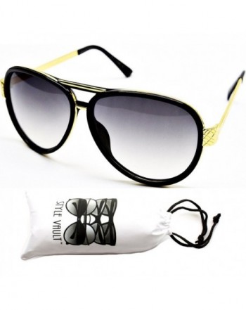 Style Vault Steampunk Sunglasses Gold Smoked