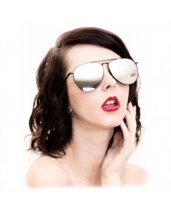 O2 Eyewear Oversized Mirrored Sunglass