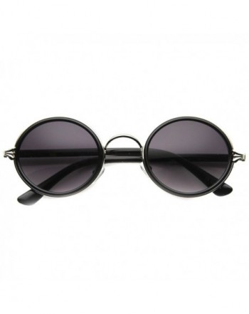 zeroUV Fashion Sunglasses Black Silver Lavender