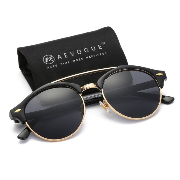 AEVOGUE Polarized Sunglasses Semi Rimless Glasses