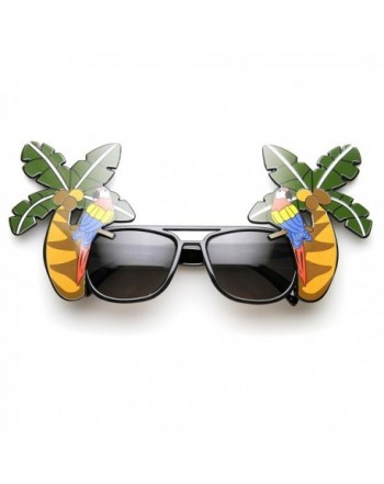 zeroUV Parrot Cocktail Novelty Sunglasses