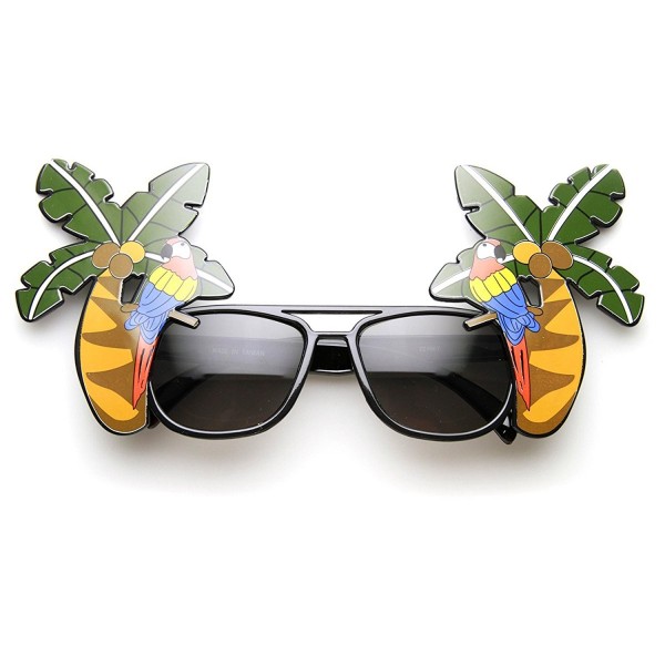 zeroUV Parrot Cocktail Novelty Sunglasses