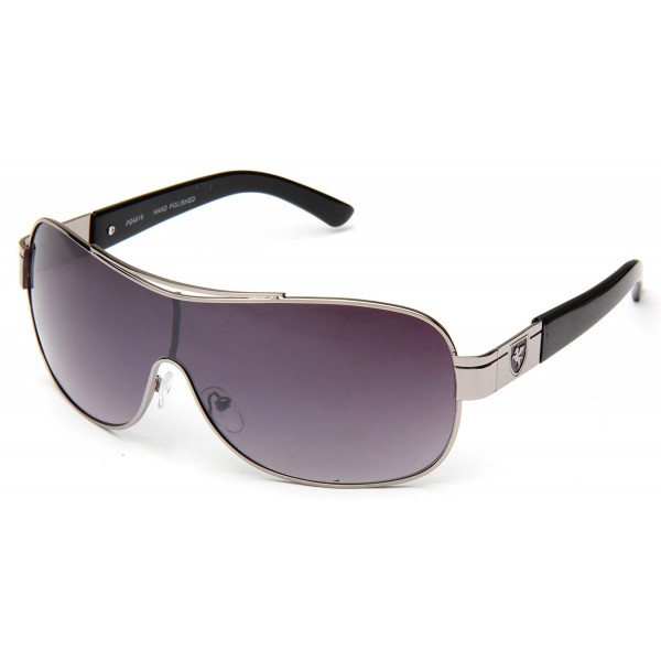 Pegasus Plastic Temple Shield Sunglasses