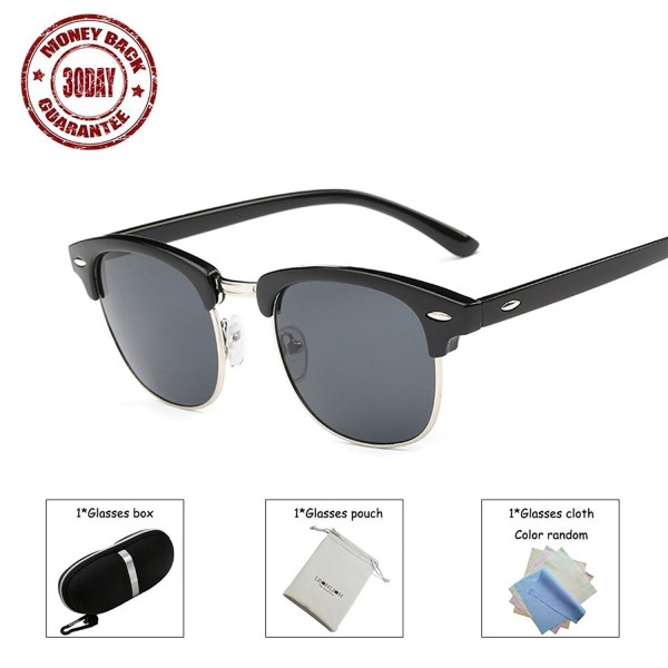 Leonlion Retro Rimless Polarized Sunglasses