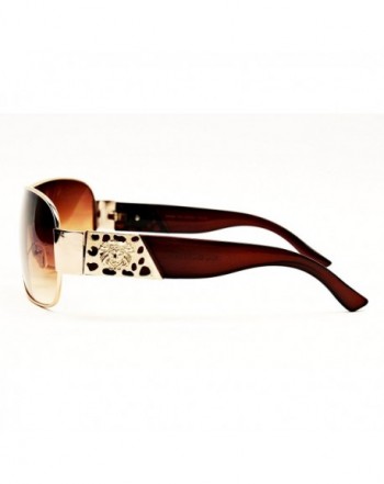 Semi-rimless sunglasses