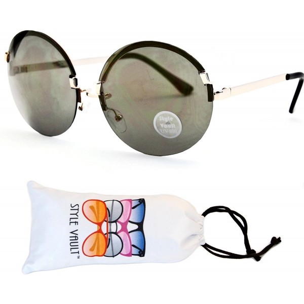 W227 vp Oversized Sunglasses E2606G Gold Light