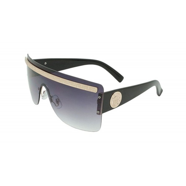 Georgio Caponi Rimless Shield Sunglasses