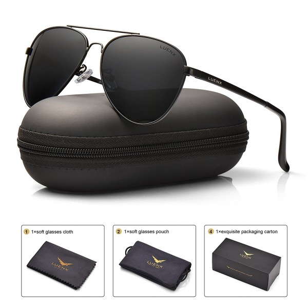 LUENX Sunglasses Non Mirror Accessories Protection