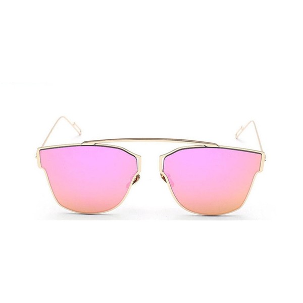 GAMT Mirrored Sunglasses Rimless Designer