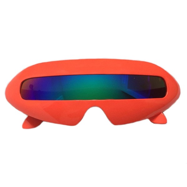 Futuristic Cyclops Mirror Single Sunglasses