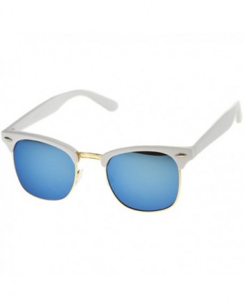 zeroUV Frame Semi Rimless Rimmed Sunglasses