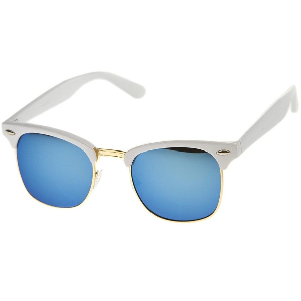 zeroUV Frame Semi Rimless Rimmed Sunglasses