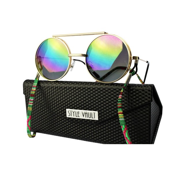 V170 fc Django Sunglasses Gold oil rainbow