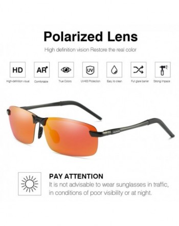 Semi-rimless sunglasses