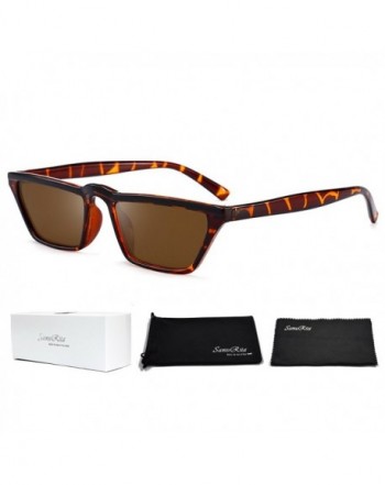 SamuRita Square Sunglasses Stylish Tortoise