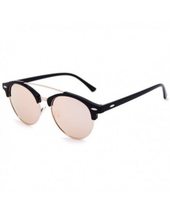 Semi-rimless sunglasses