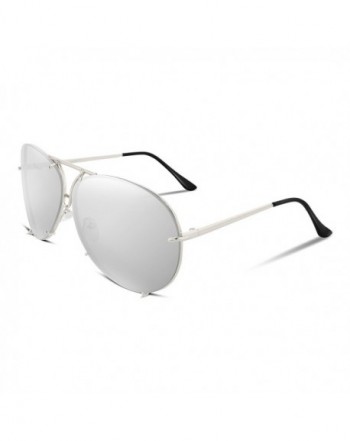 FEISEDY Stylish Aviator Oversized Sunglasses