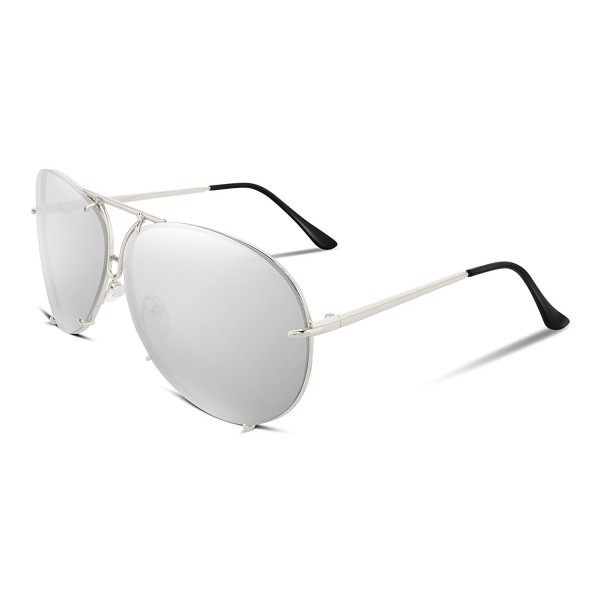 FEISEDY Stylish Aviator Oversized Sunglasses