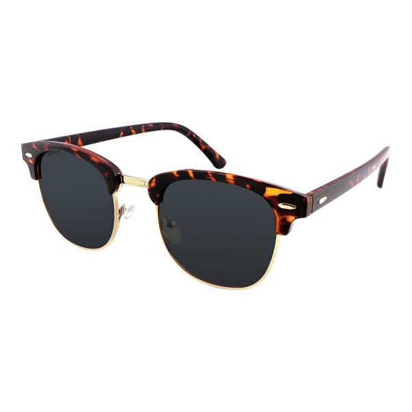 FEISEDY Retro Polarized Sunglasses Tortoises