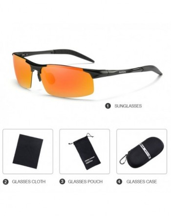 Semi-rimless sunglasses