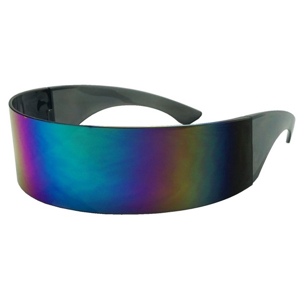 Futuristic Oversized Cyclops Sunglasses Midnight