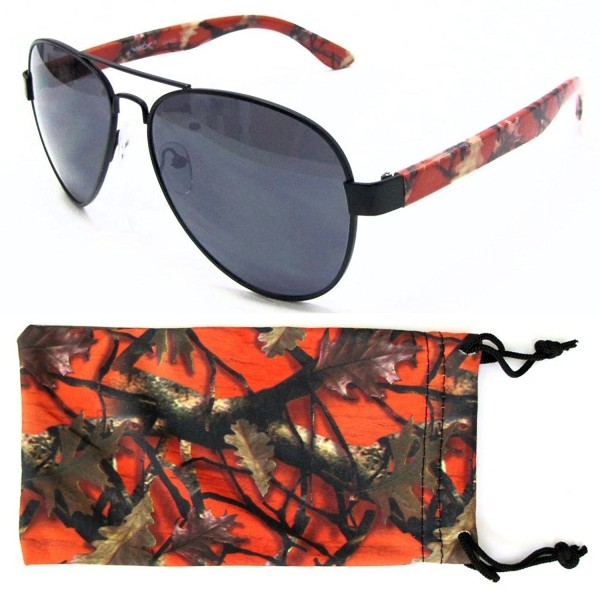 Camouflage Aviator Sunglasses Outdoors Microfiber