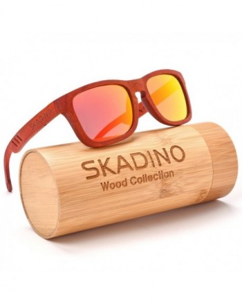 SKADINO Sunglasses lenses Handmade Shades Red S1057C08