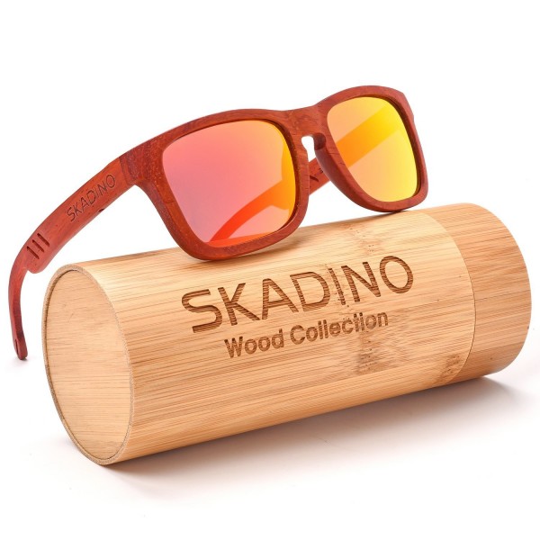 SKADINO Sunglasses lenses Handmade Shades Red S1057C08