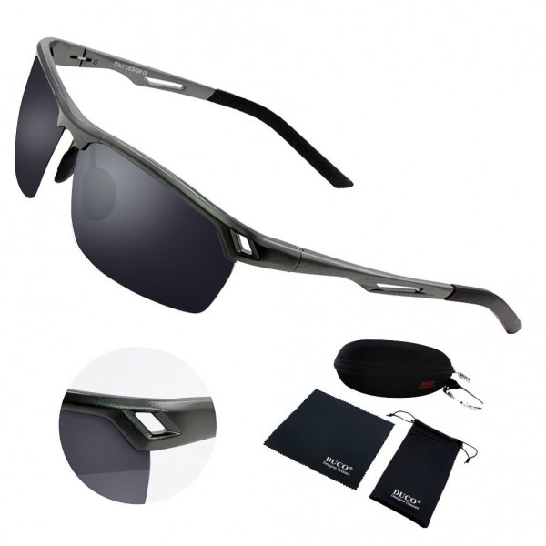 Sports Polarized Sunglasses Glasses Gunmetal