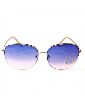 Semi-rimless sunglasses