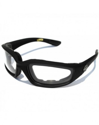 Choppers Padded Motorcycle Goggles Glasses