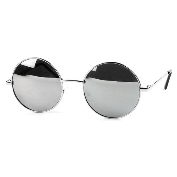 Lennon Vintage Hippie Sunglasses_1Pcs Silver Mirror