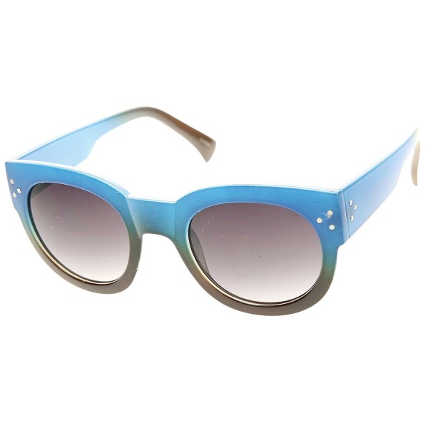 zeroUV Colorful Two Tone Oversized Sunglasses