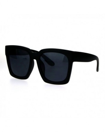 Womens Boyfriend Oversize Plastic Sunglasses