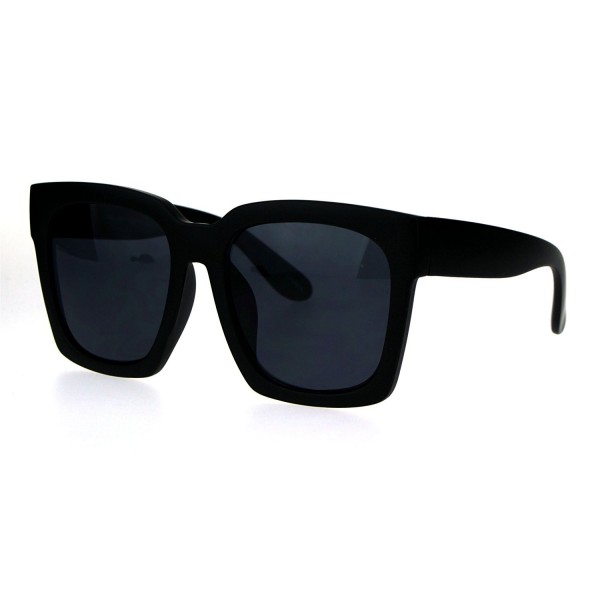 Womens Boyfriend Oversize Plastic Sunglasses