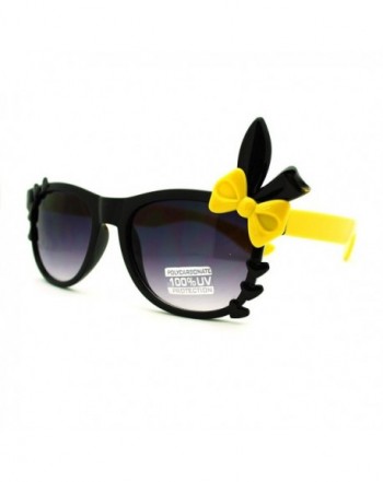 Ribbon Hearts Sunglasses Womens Yellow