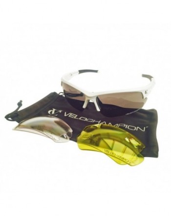 VeloChampion Tornado Sports Sunglasses White