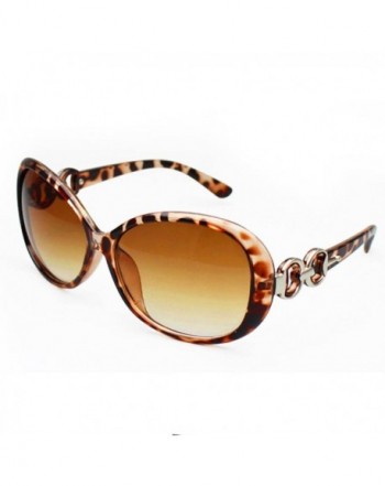 Weixinbuy Eyewear Oversized Sunglasses Leopard