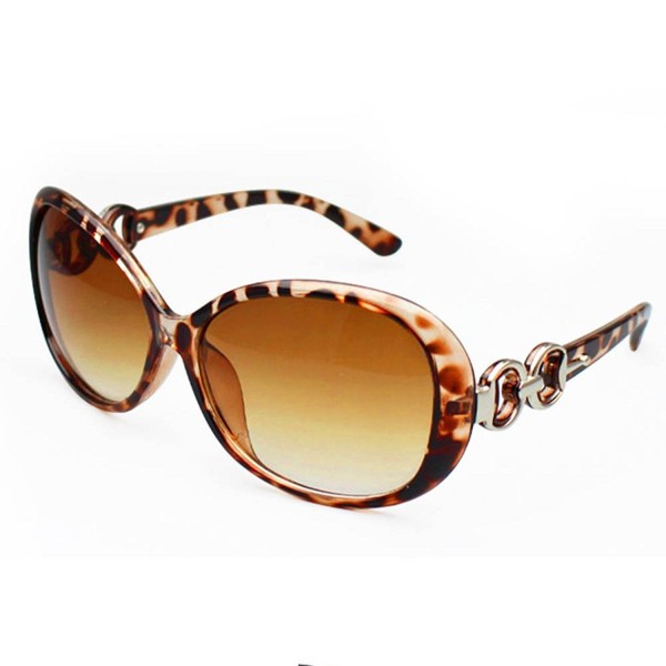 Weixinbuy Eyewear Oversized Sunglasses Leopard