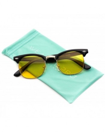 WearMe Vintage Colorful Semi Rimless Sunglasses