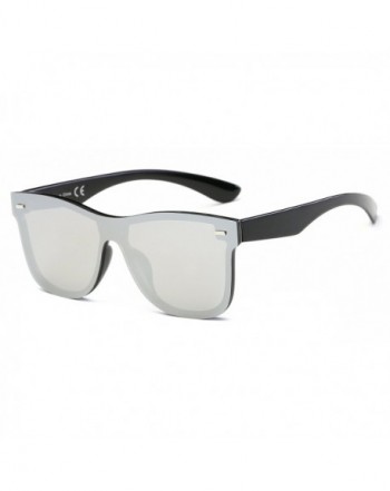 Cramilo Reflective Mirrored Rimless Sunglasses