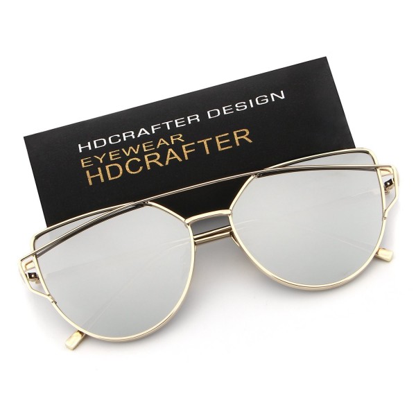 HDCRAFTER Mirrored Metal Sunglasses HD2001