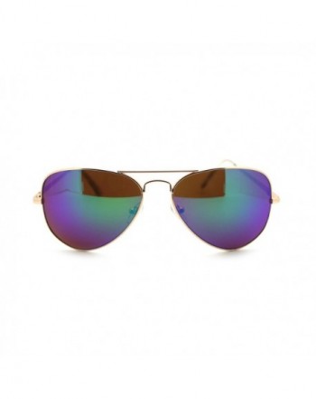 Spring Hinge Aviator Sunglasses Mirror