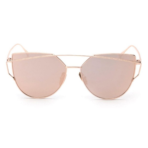 QingFan Fashion Vintage Mirrored Sunglasses